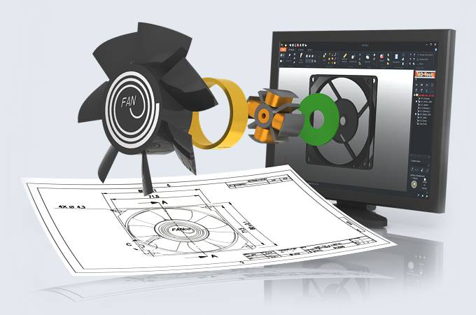 3D-Tool 3D and 2D CAD-Viewer and 3D Converter